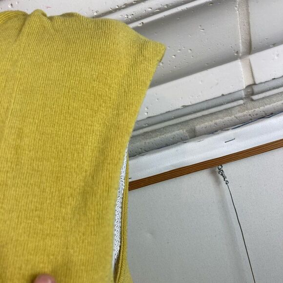 Funky People VTG lemon/ chartreuse dress w/attached flowers w/ stone centers - Picture 4 of 10